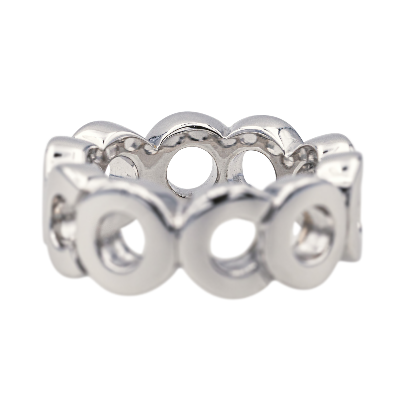 Chanel Bague Coco Or blanc