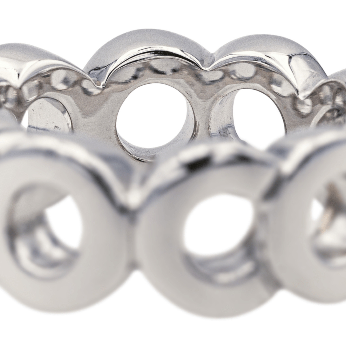 Chanel Bague Coco Or blanc - Maison Eloe