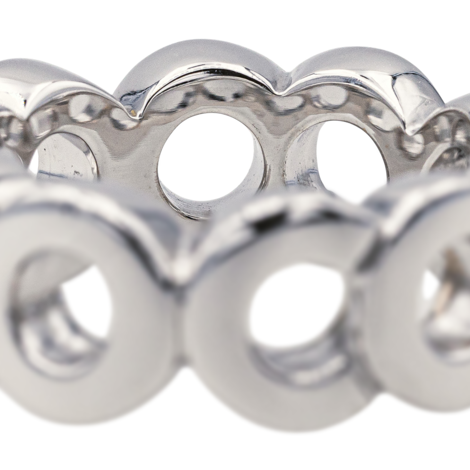 Chanel Bague Coco Or blanc