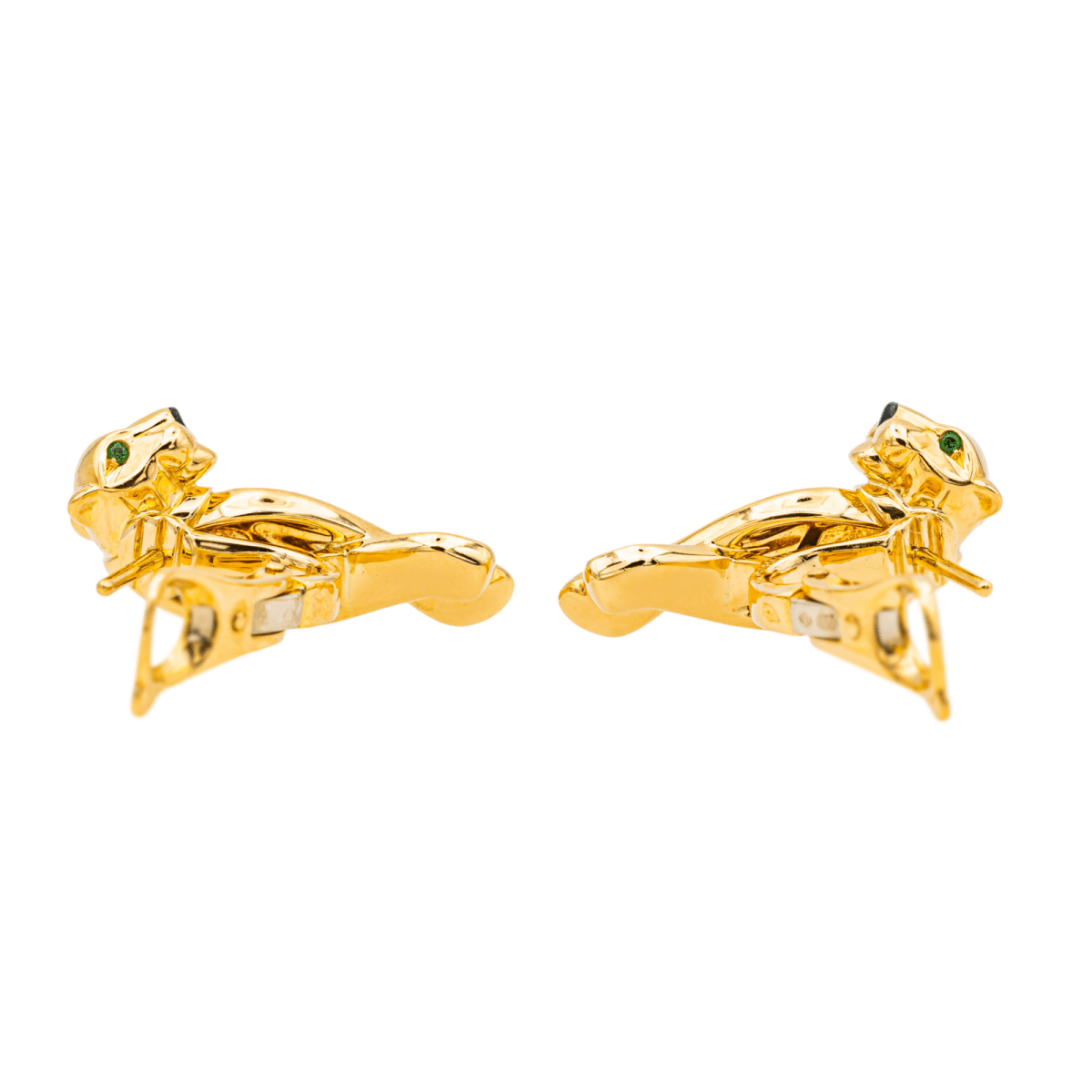 Cartier Boucles d'oreilles Clips Panthère Or jaune - Maison Eloe