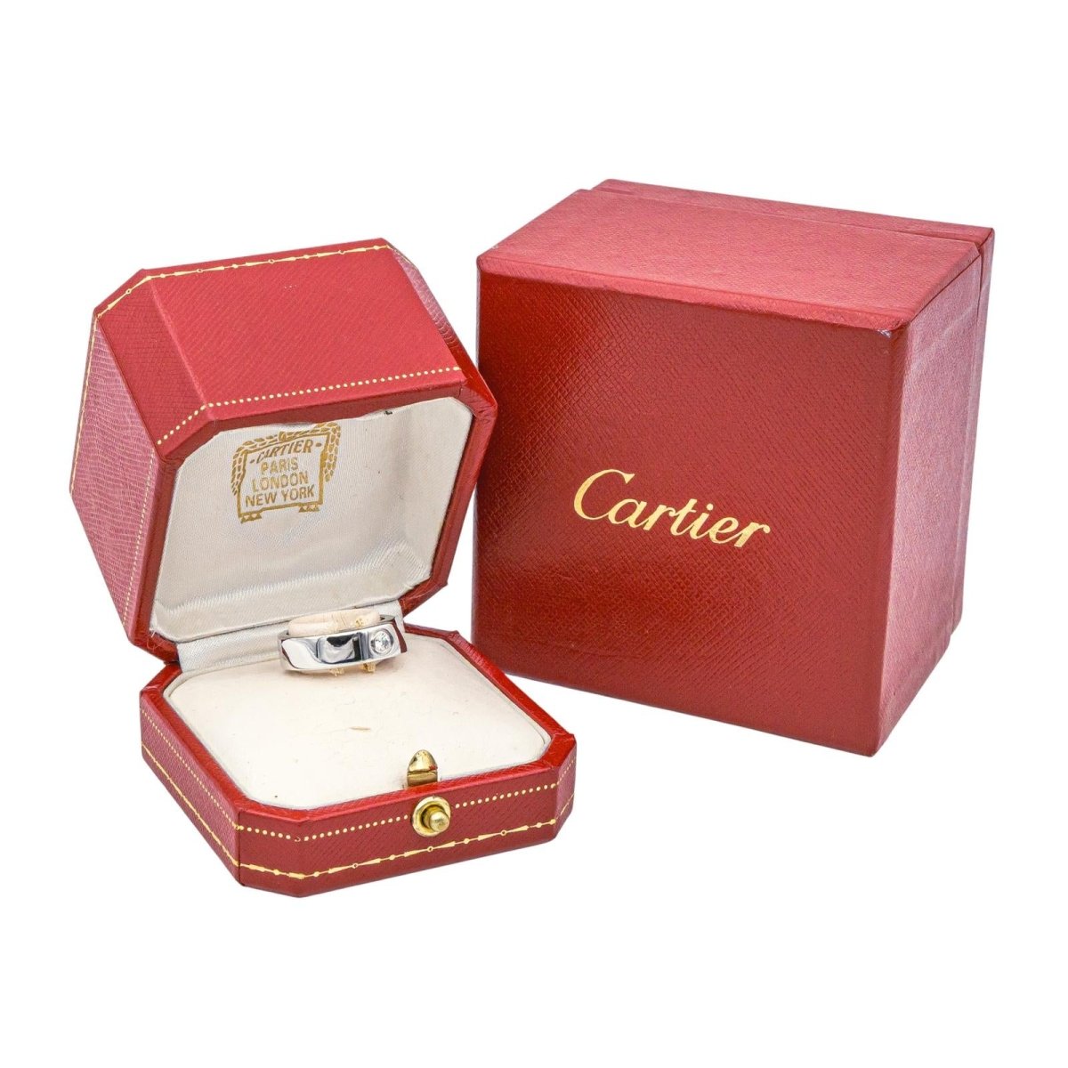 Cartier Bague Love Or blanc Diamant - Maison Eloe