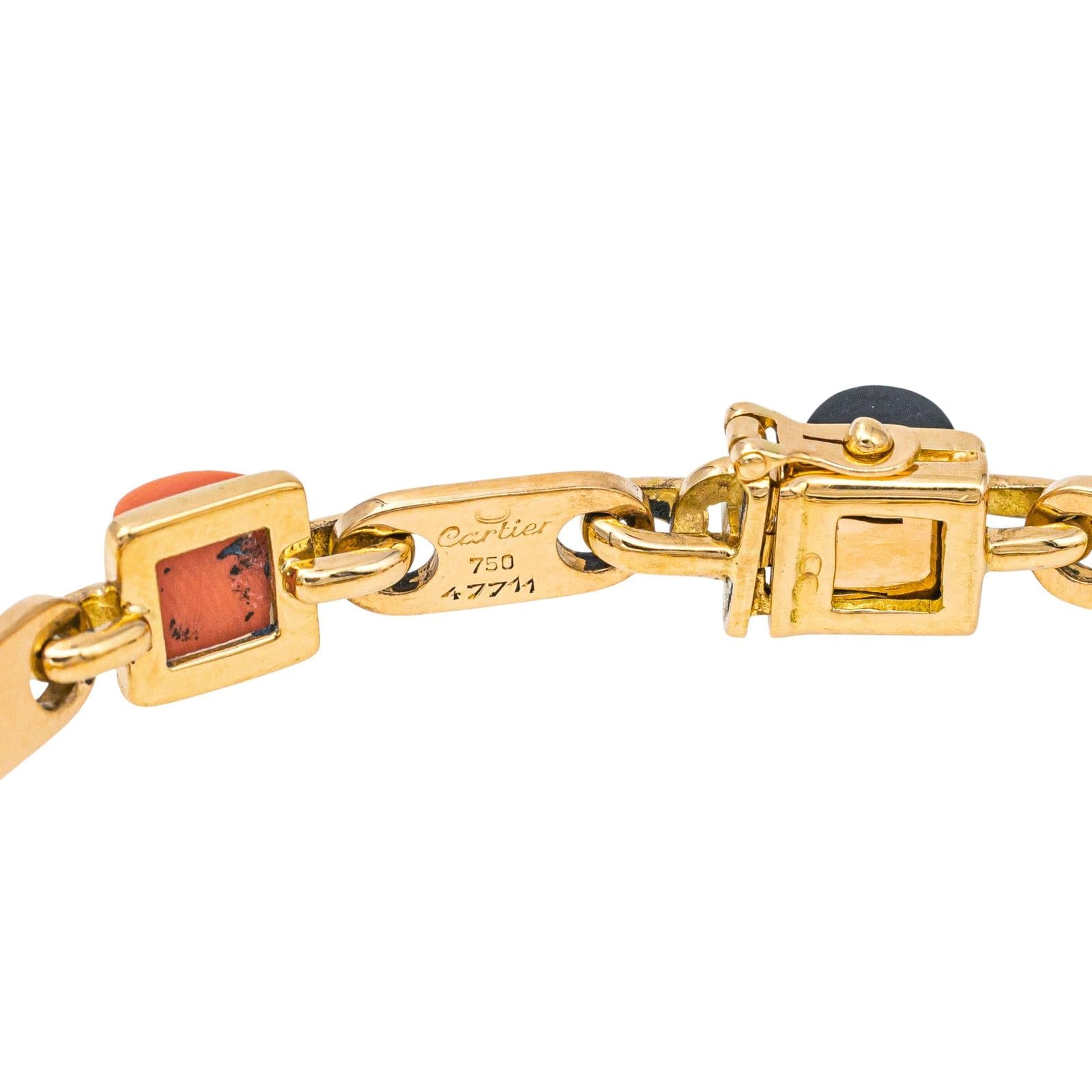 Cartier Bracelet  Or jaune Onyx