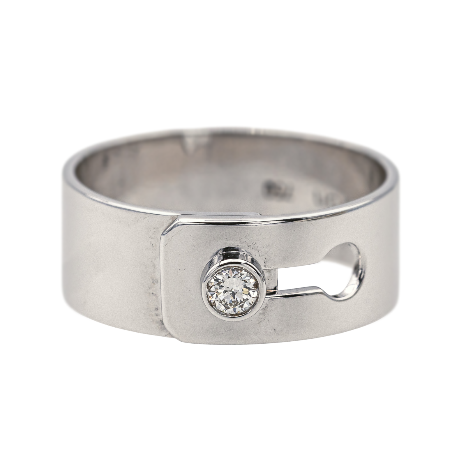 Dinh Van Bague Serrure Or blanc Diamant