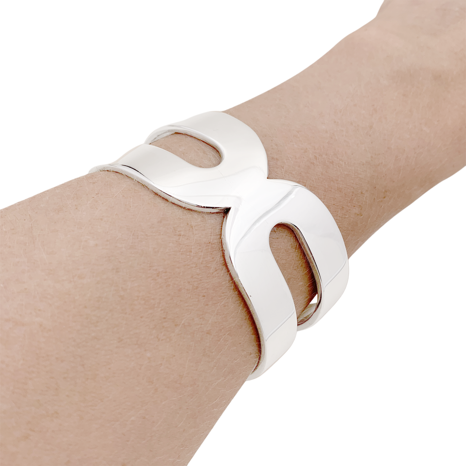 Bracelet Dinh Van, "Maillon XL", argent.