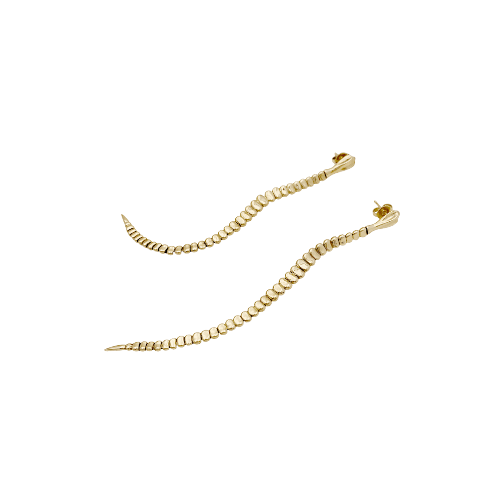Boucles d'oreilles TIFFANY & CO x Elsa Peretti, « Snake » », or jaune.