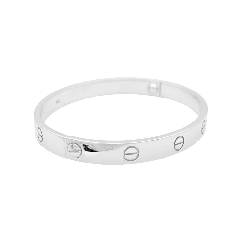 Bracelet Cartier "Love" or blanc.