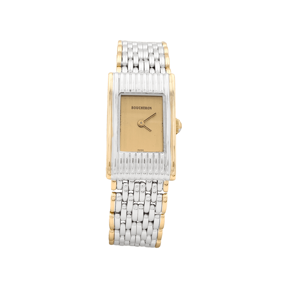 Montre-Boucheron-Reflet-occasion-acier-or-jaune-maison-eloe