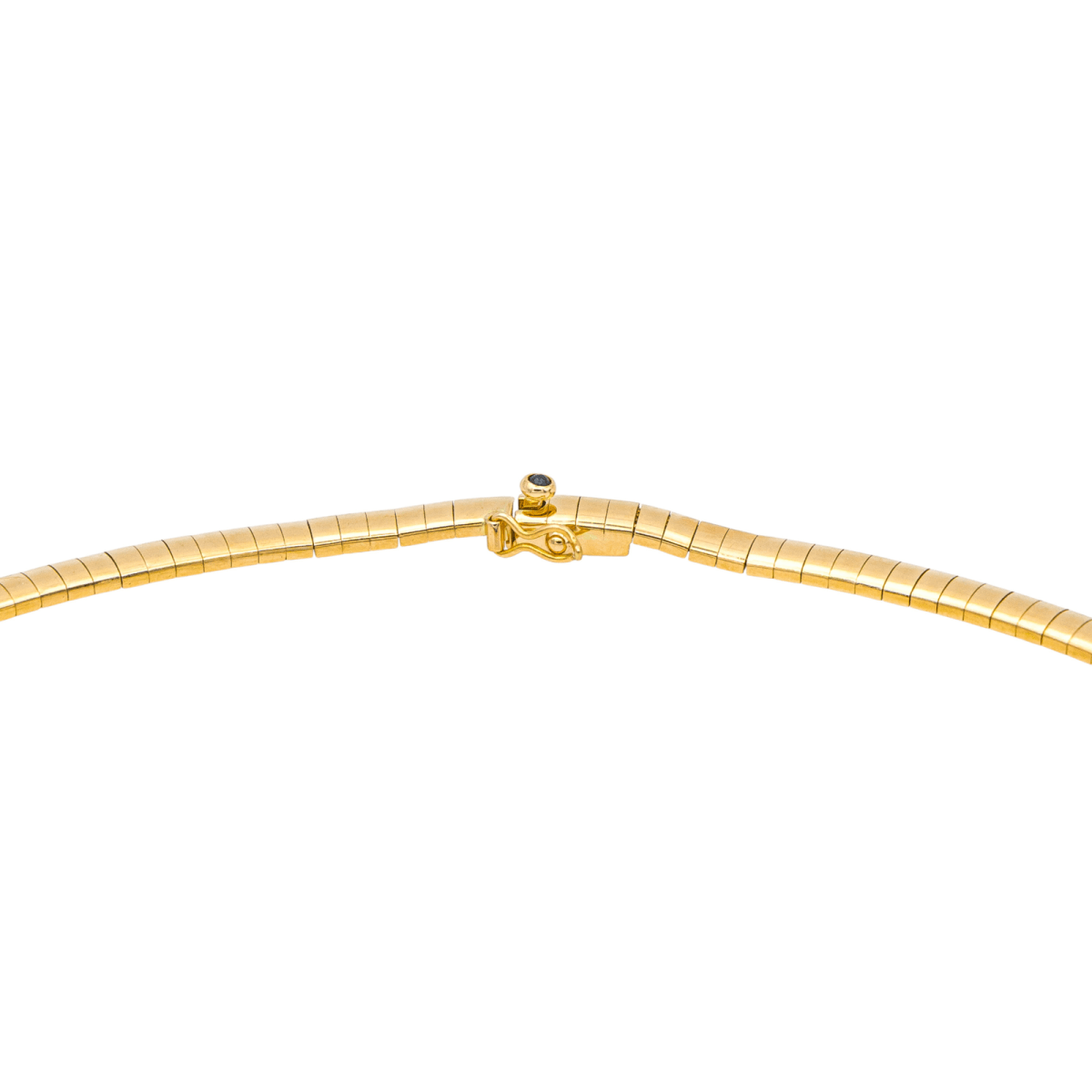 Caplain Saint André Collier Maille omega Or jaune - Maison Eloe