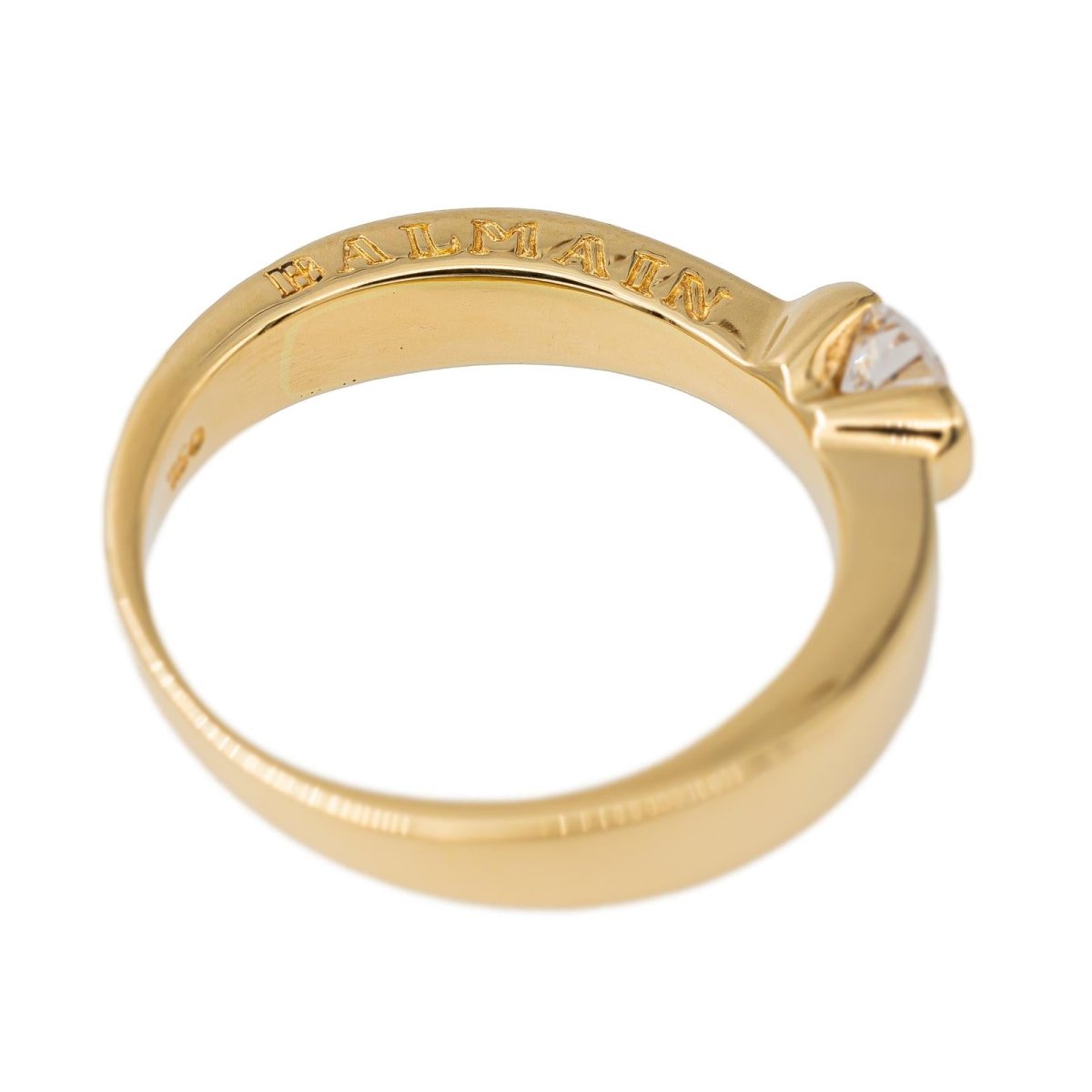 Balmain Bague Or jaune Diamant - Maison Eloe