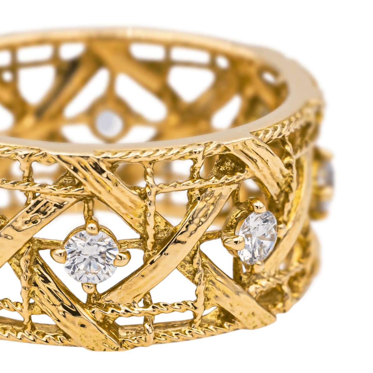 Dior Bague My Dior Or jaune Diamant - Maison Eloe