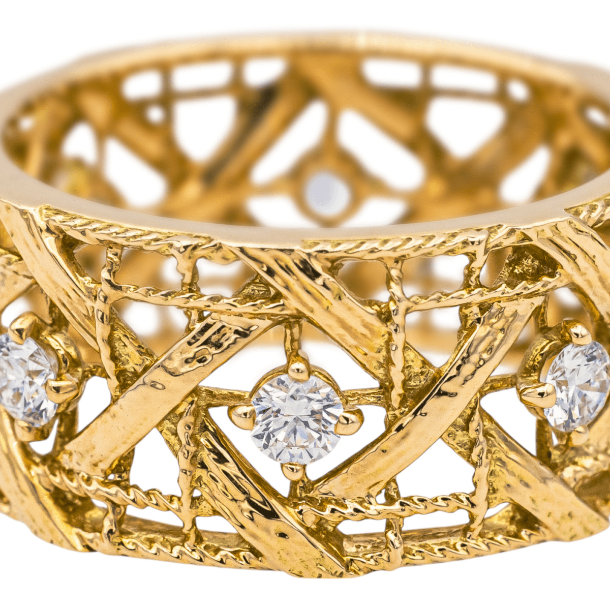 Dior Bague My Dior Or jaune Diamant - Maison Eloe