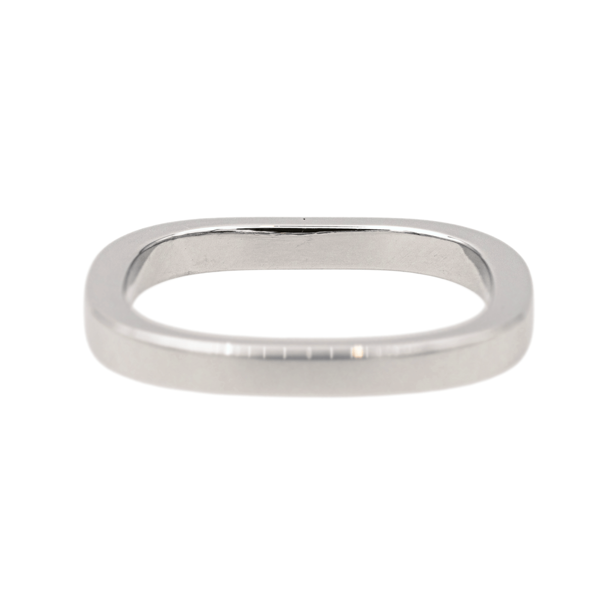Dinh Van Bague Alliance Carré Or blanc - Maison Eloe