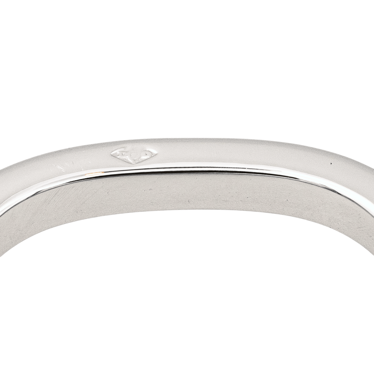 Dinh Van Bague Alliance Carré Or blanc - Maison Eloe