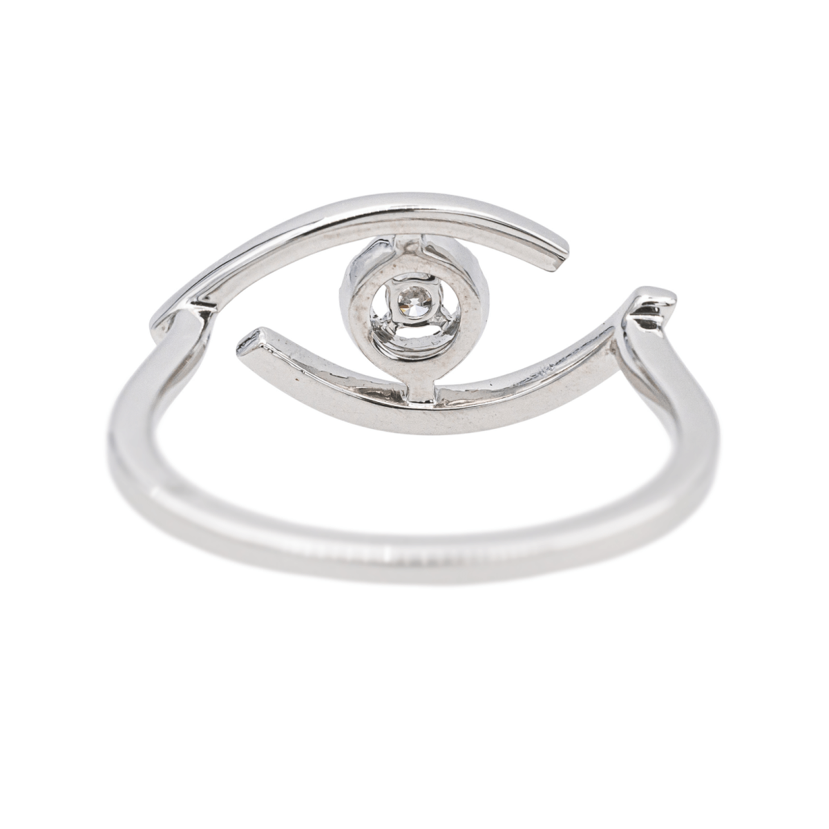 Messika Bague Lucky eye Or blanc Diamant - Maison Eloe