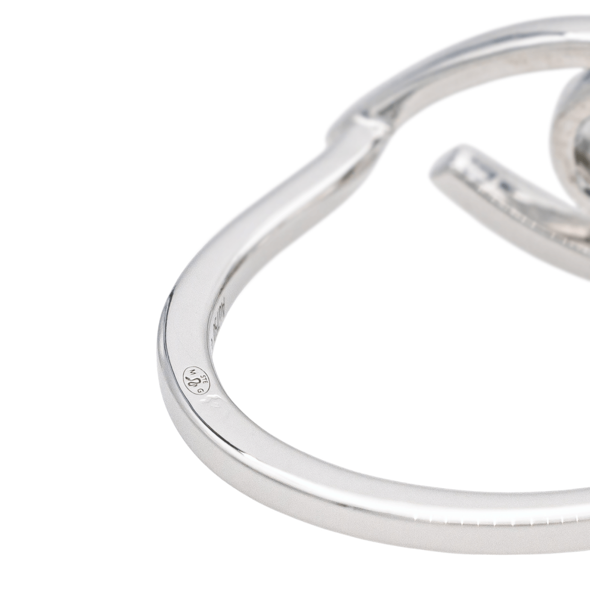 Messika Bague Lucky eye Or blanc Diamant - Maison Eloe