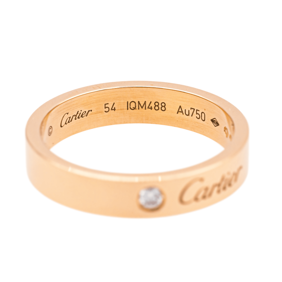 Cartier Bague Alliance C de Cartier Or rose Diamant - Maison Eloe