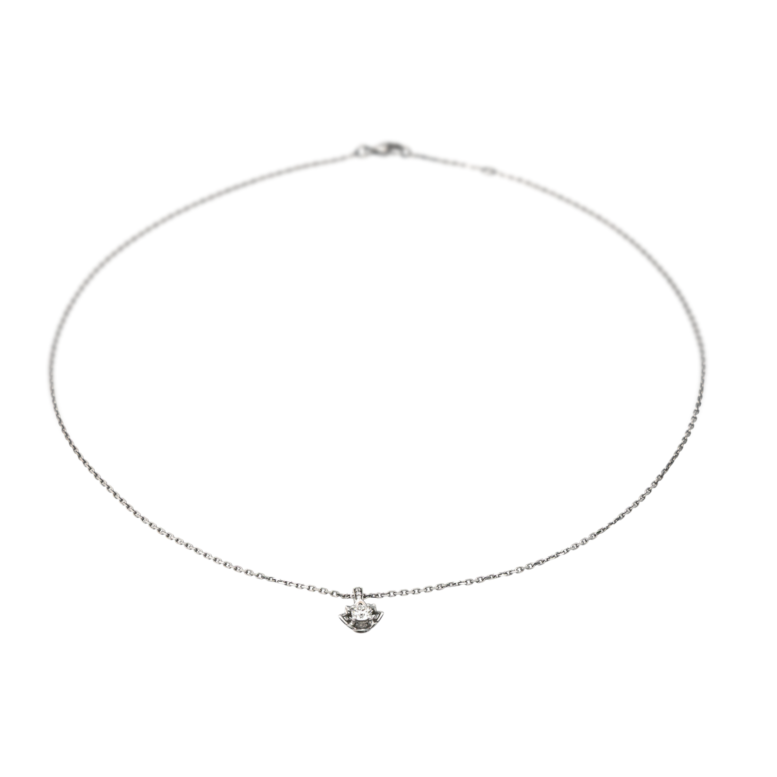 Mauboussin Collier Pendentif  Ma reine d'amour Or blanc Diamant