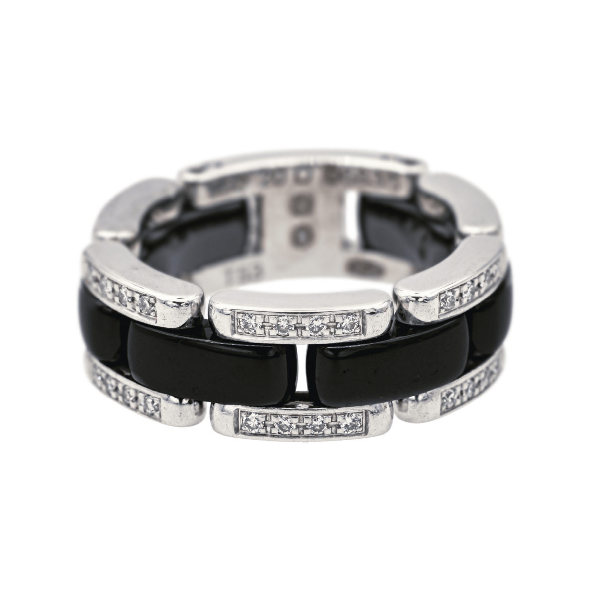 Chanel Bague Ultra Or blanc Céramique - Maison Eloe