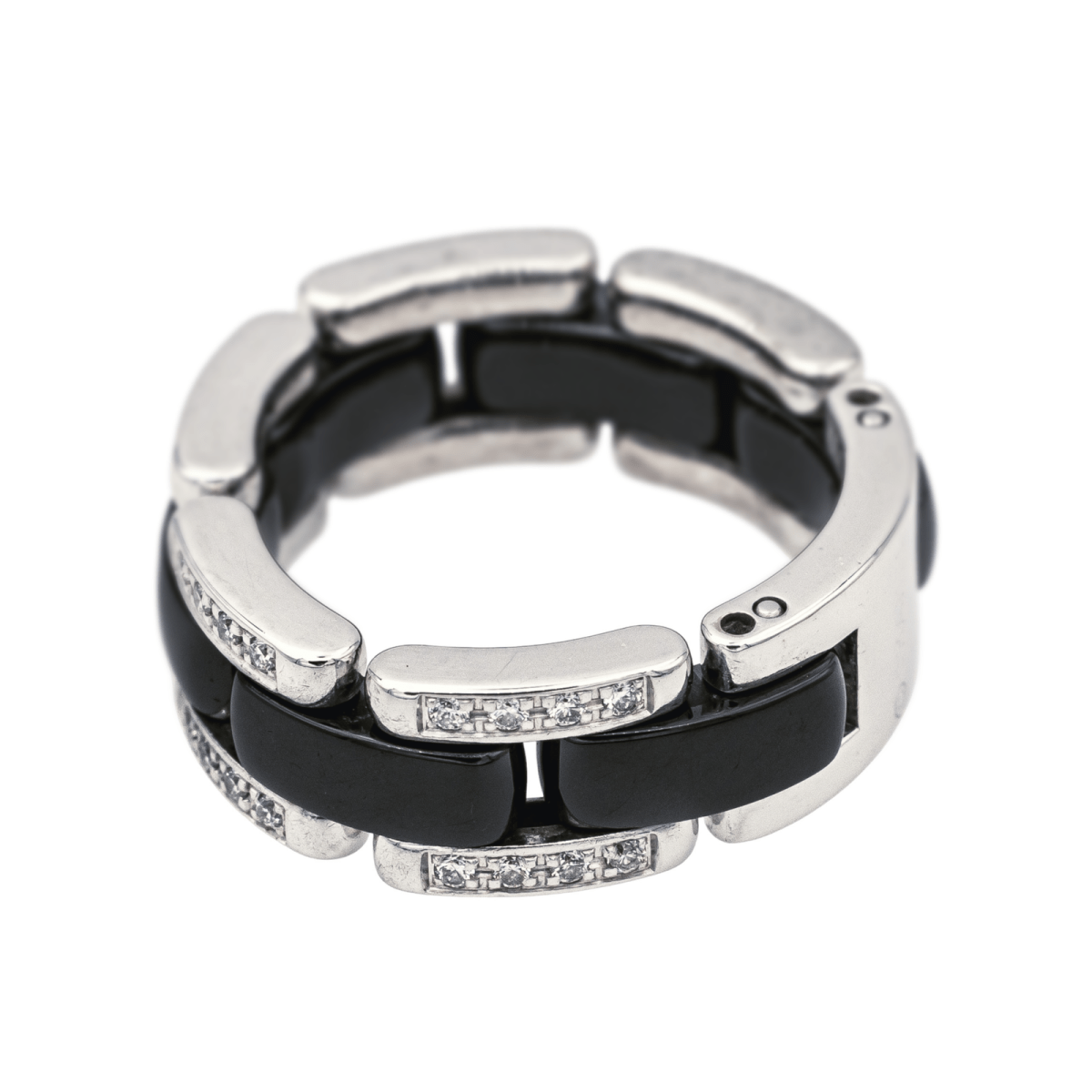 Chanel Bague Ultra Or blanc, Céramique - Maison Eloe