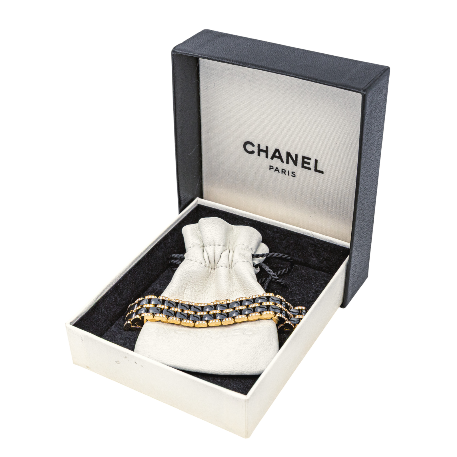 Chanel Bracelet Ultra édition limitée en Or rose, Céramique et diamants vendu dans son écrin d'origine. 