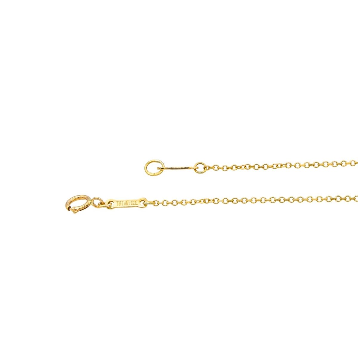 Tiffany & Co Collier Open heart Or jaune - Maison Eloe