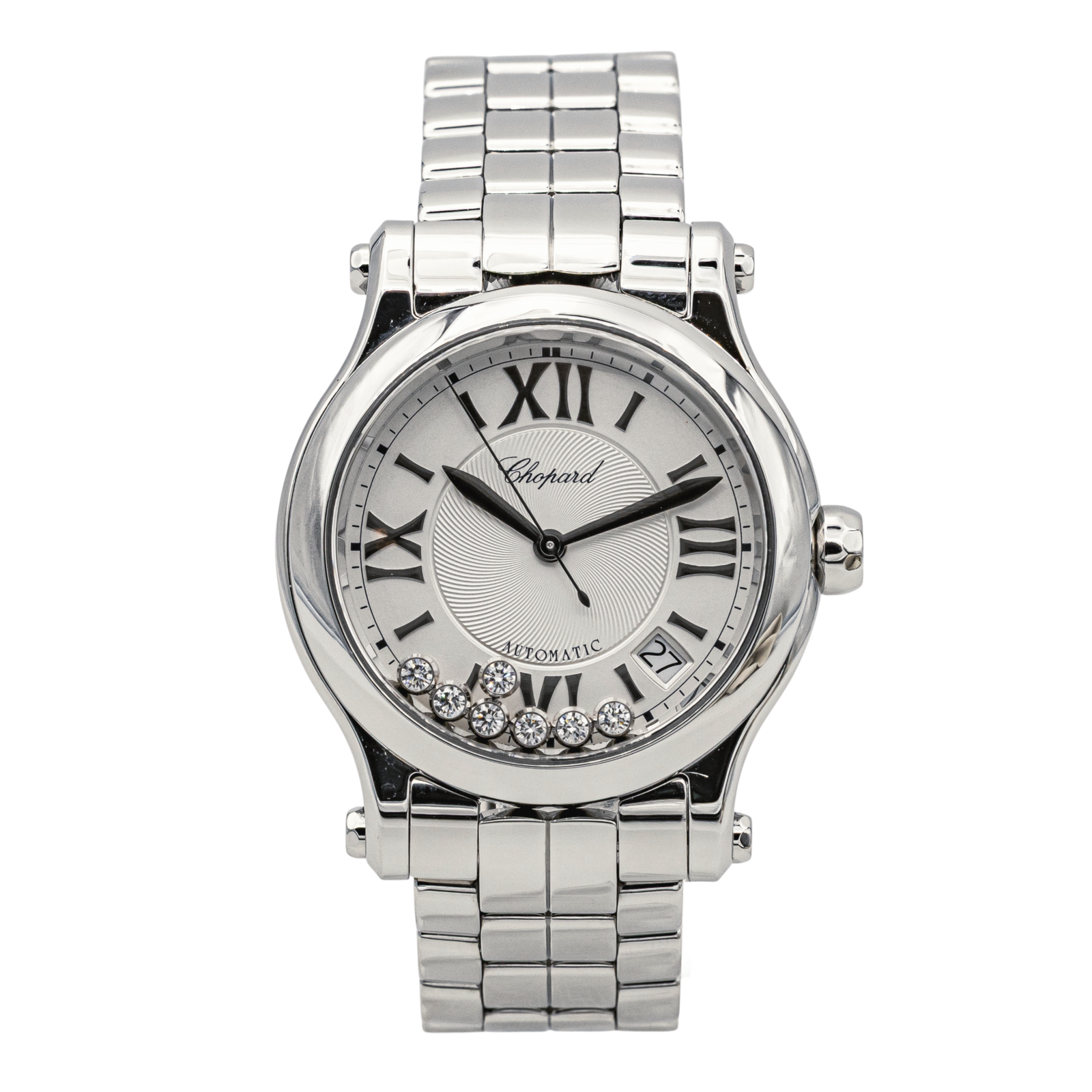 Chopard Montre Happy Sport Acier Diamant
