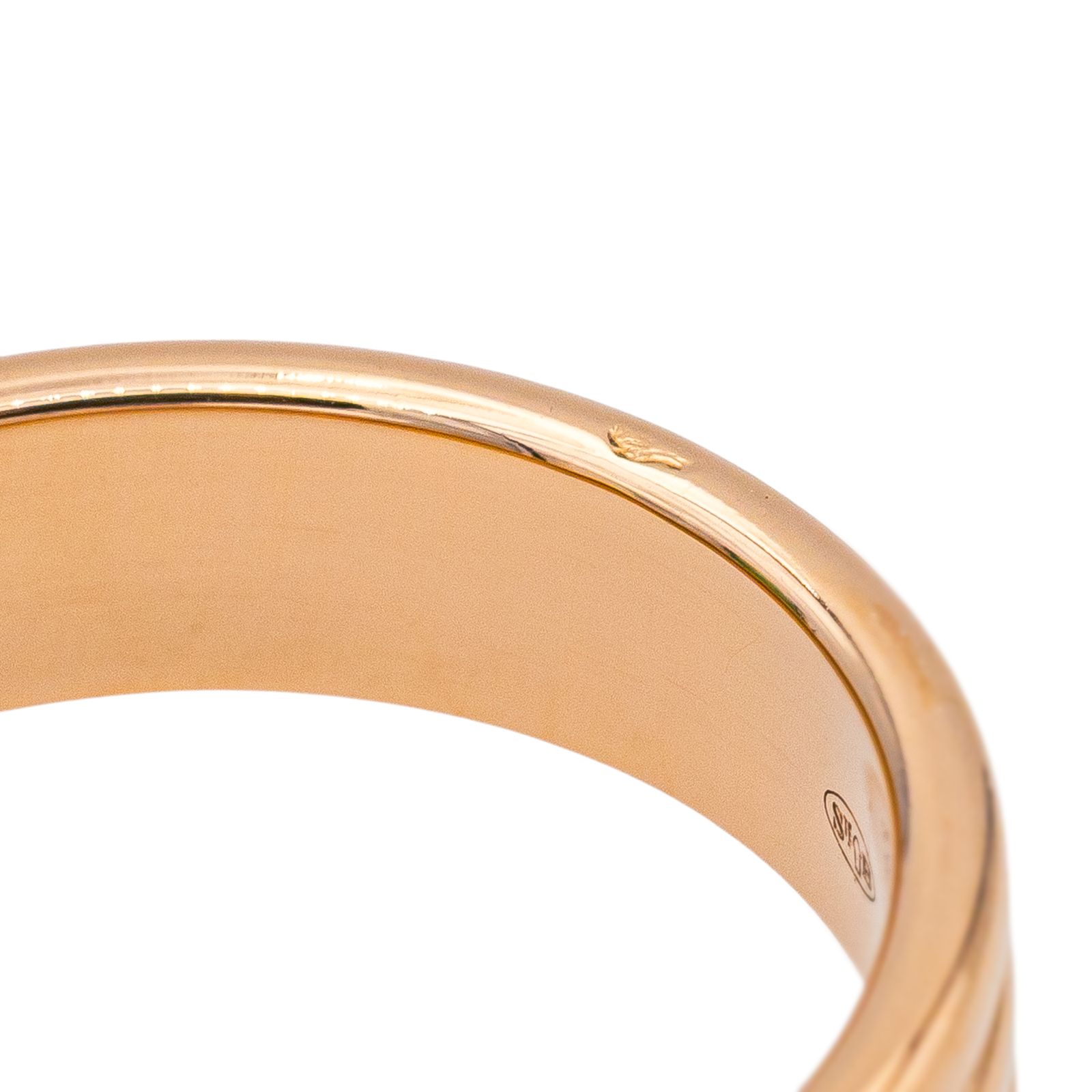 Boucheron Bague  Alliance Godron  Or rose