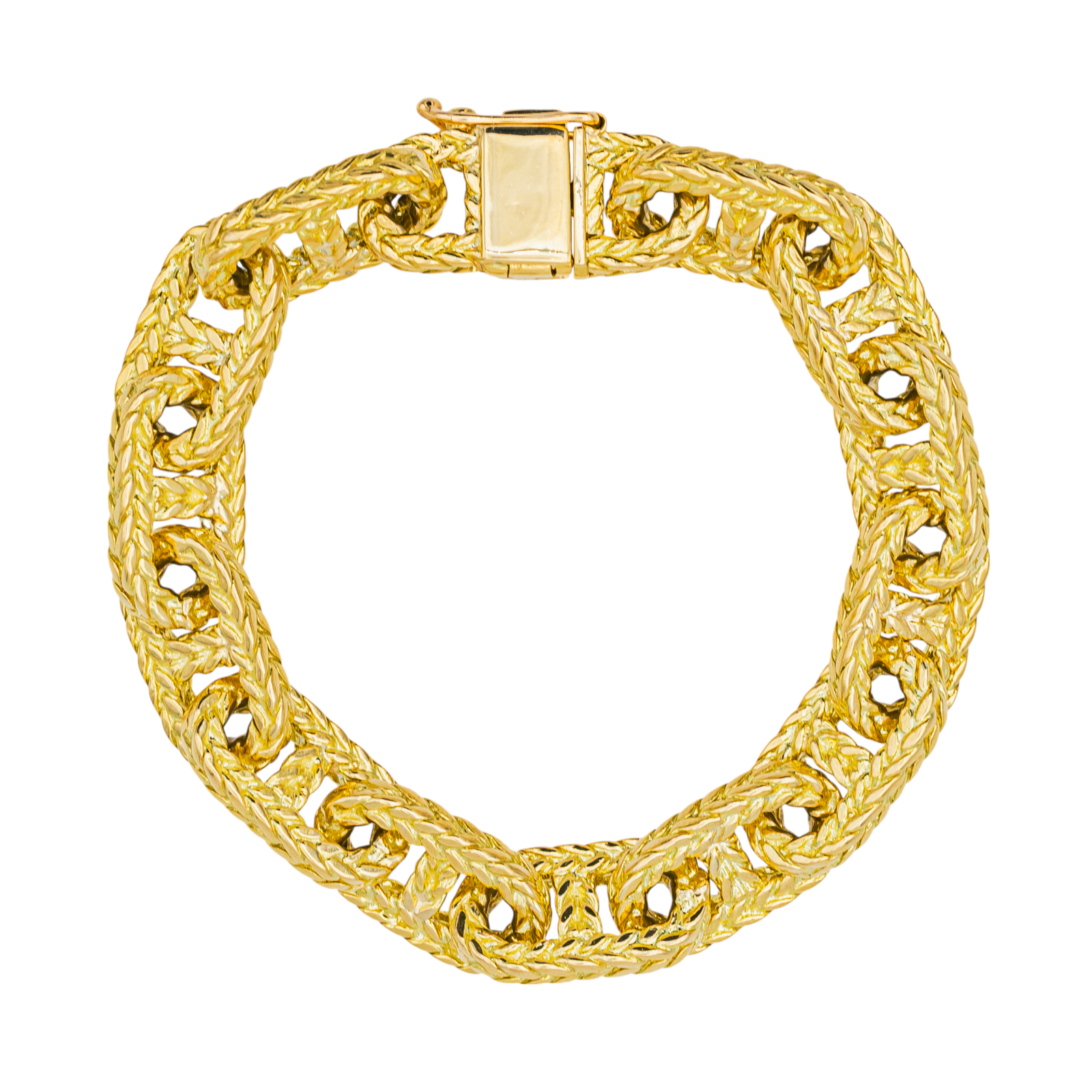 Bracelet Maille marine Or jaune