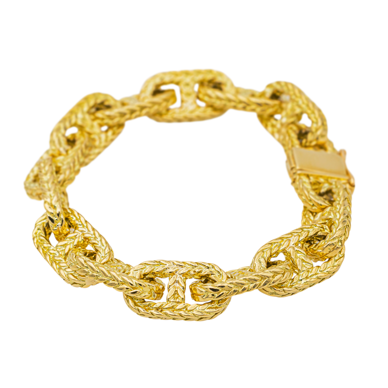 Bracelet Maille marine Or jaune