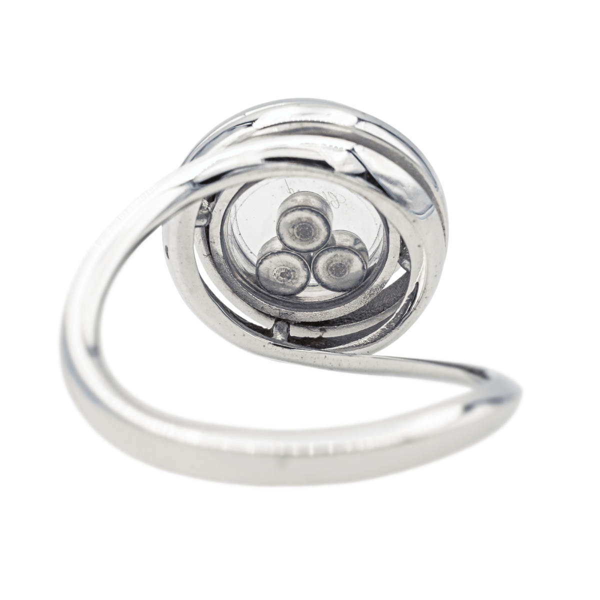 Chopard Bague Happy diamonds Or blanc Diamant - Maison Eloe
