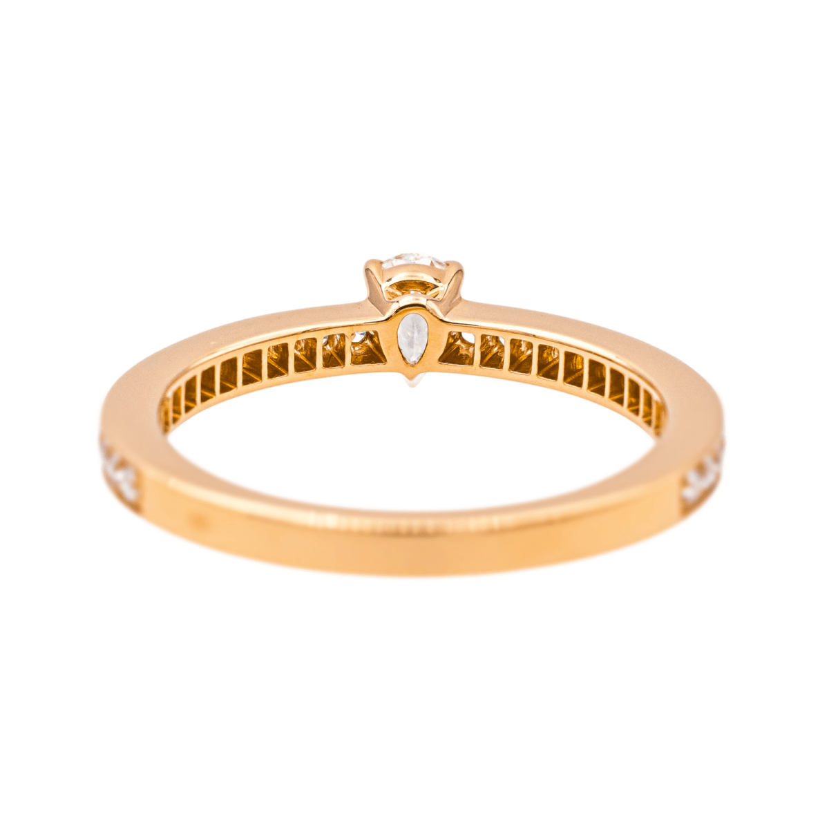 Chaumet Bague Solitaire Josephine éclat d'éternité Or rose Diamant - Maison Eloe