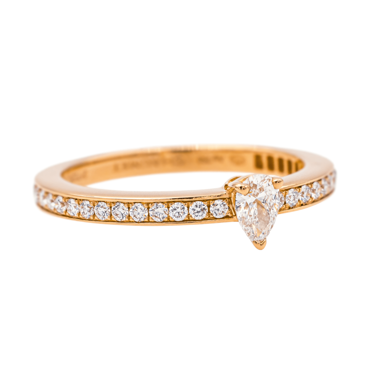 Chaumet Bague Solitaire Josephine éclat d'éternité Or rose Diamant - Maison Eloe