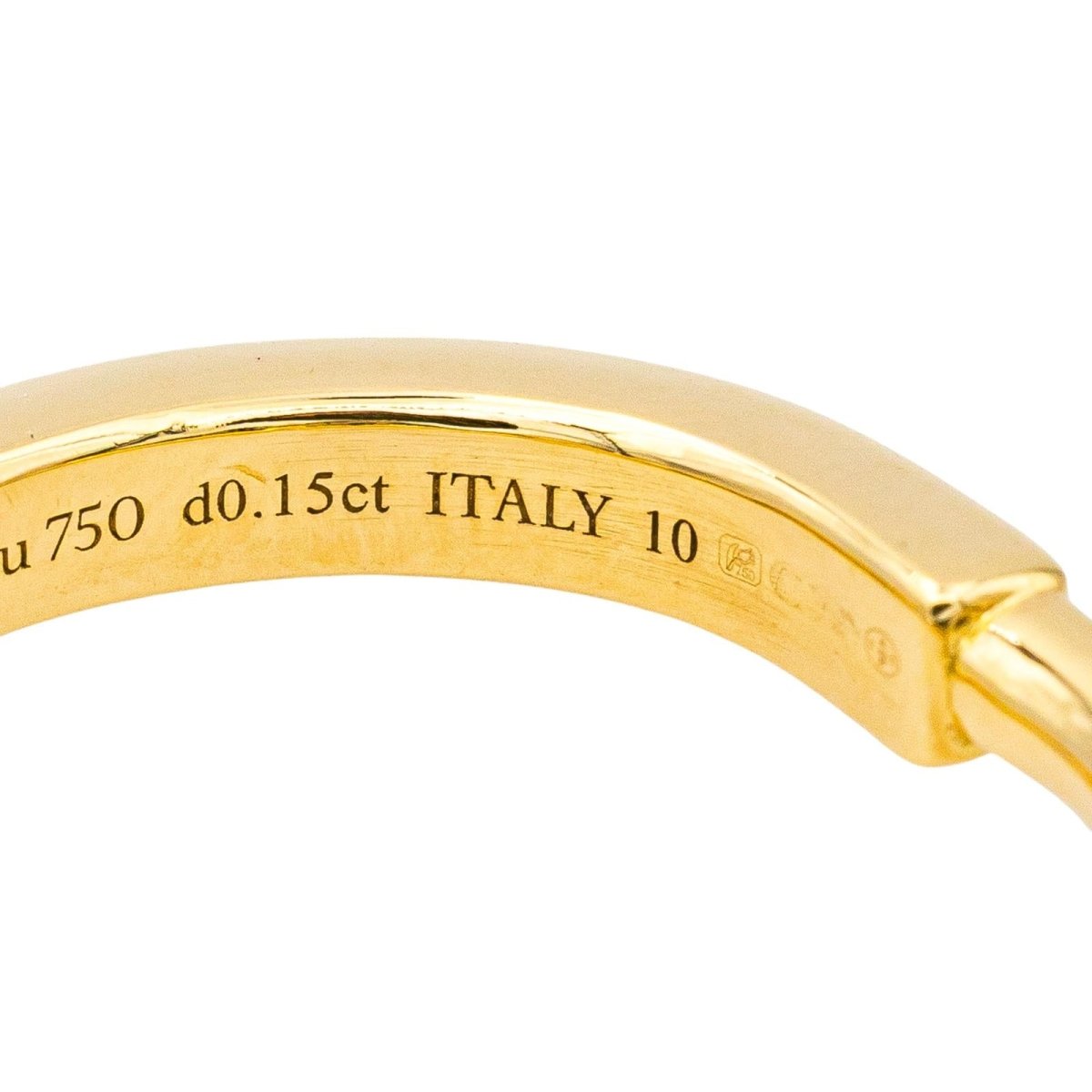 Tiffany & Co Bague Lock Or jaune Diamant - Maison Eloe
