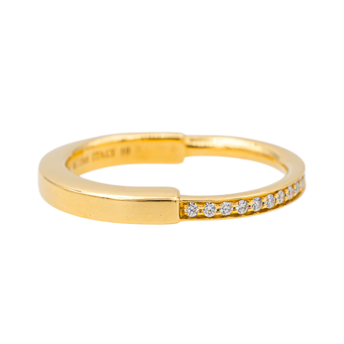 Tiffany & Co Bague Lock Or jaune Diamant - Maison Eloe