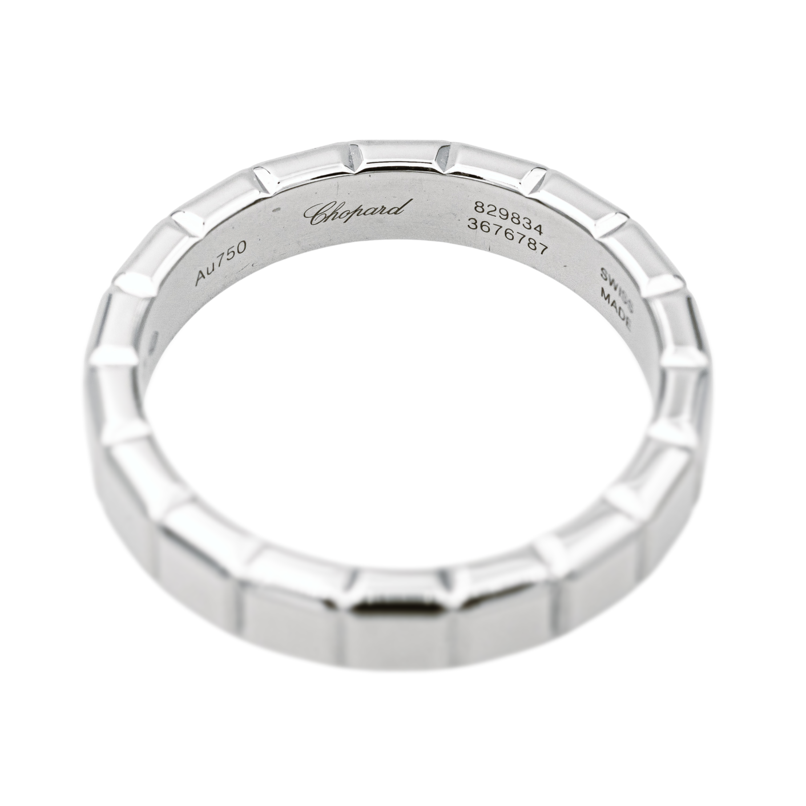 Chopard Bague Ice Cube Or blanc