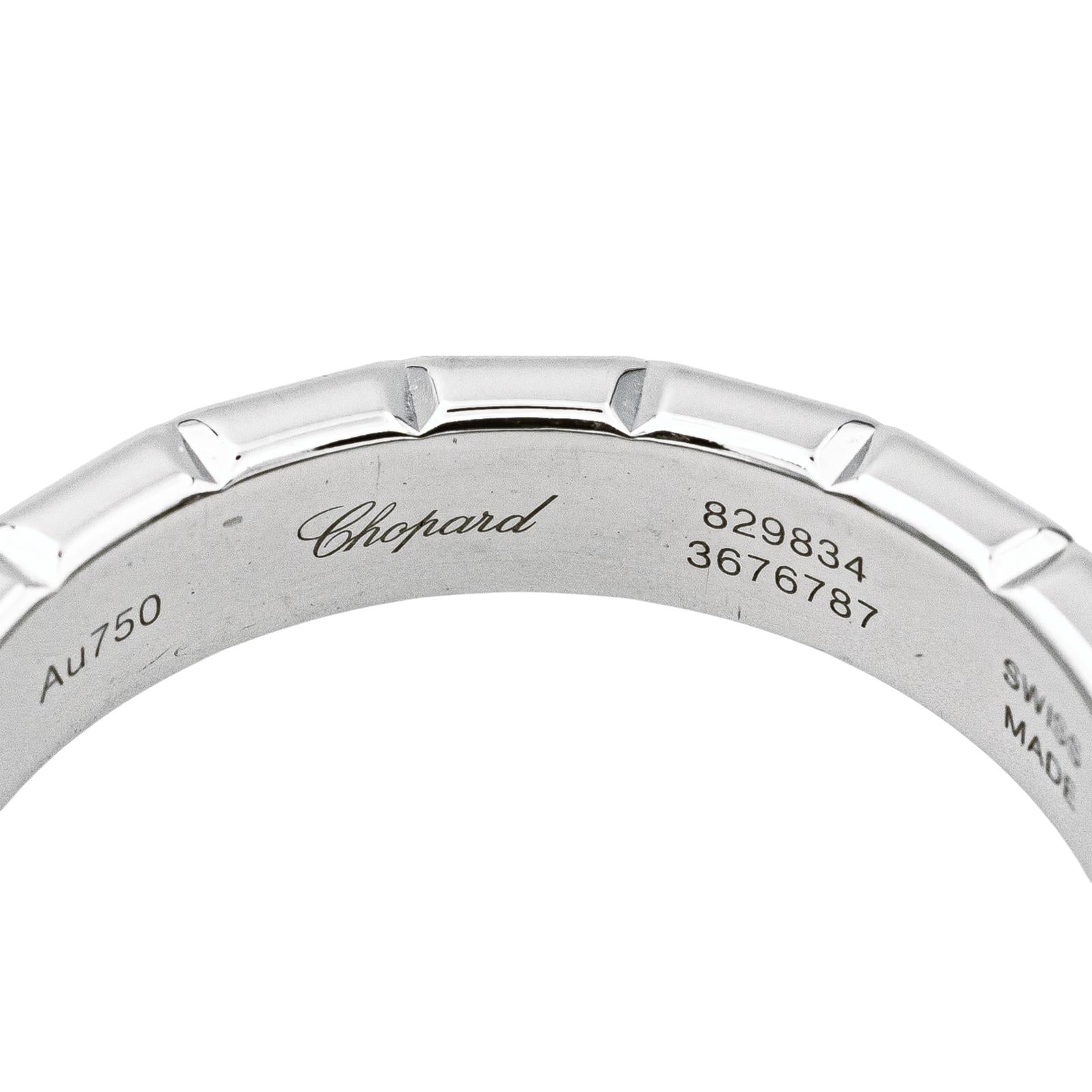 Chopard Bague Ice Cube Or blanc