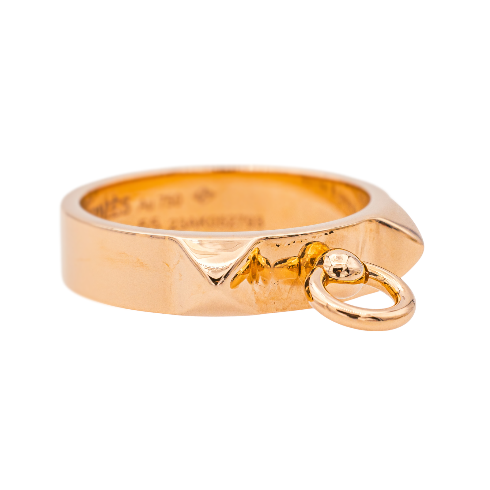 Hermès Bague Collier de chien Or rose