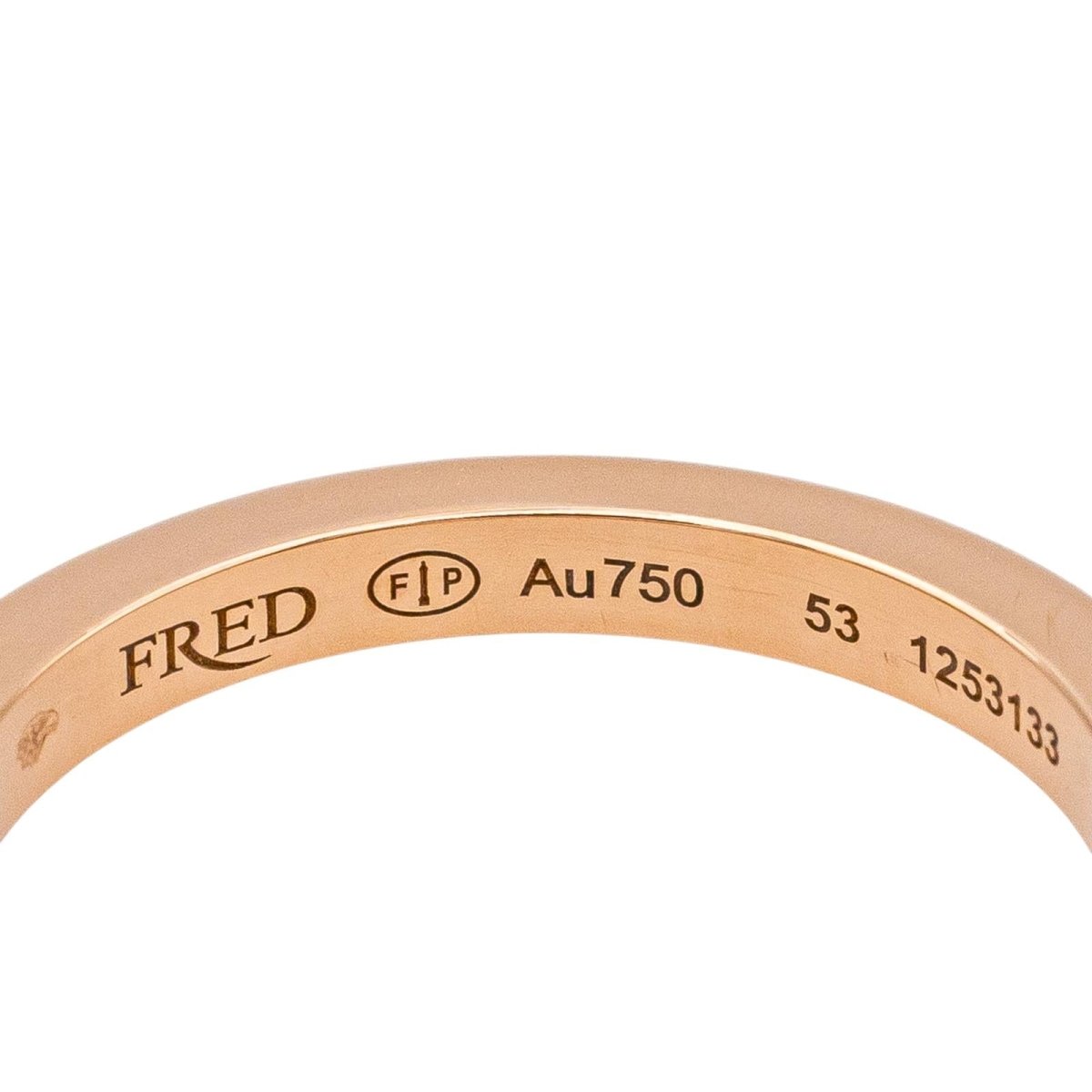 Fred Bague Demi - alliance Force 10 duo Or rose Diamant - Maison Eloe