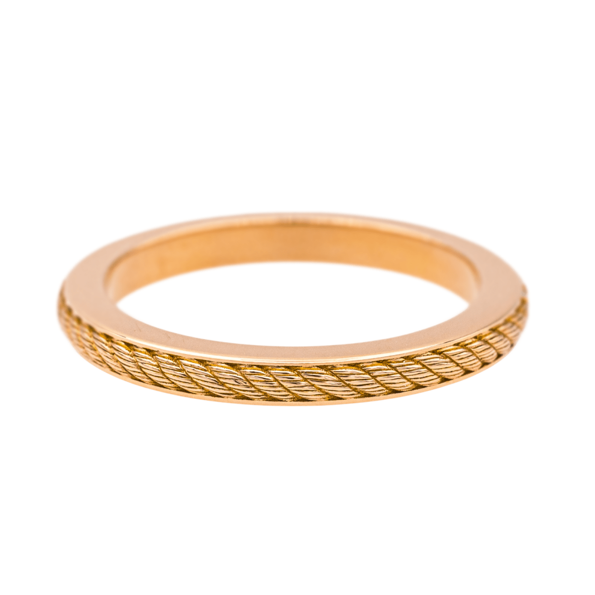 Fred Bague Demi - alliance Force 10 duo Or rose Diamant - Maison Eloe