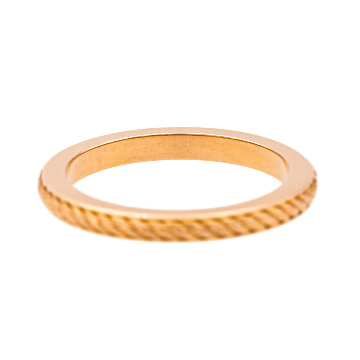 Fred Bague Demi - alliance Force 10 duo Or rose Diamant - Maison Eloe