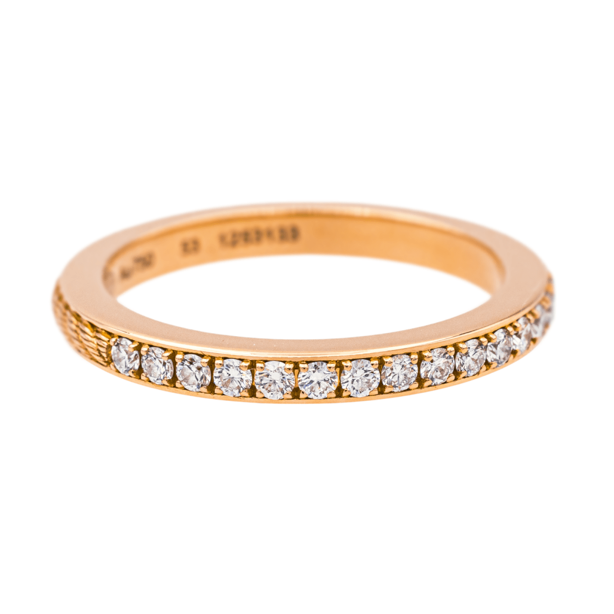 Fred Bague Demi - alliance Force 10 duo Or rose Diamant - Maison Eloe