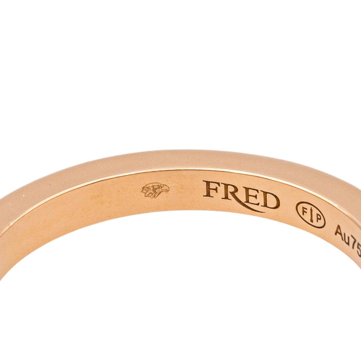 Fred Bague Demi - alliance Force 10 duo Or rose Diamant - Maison Eloe