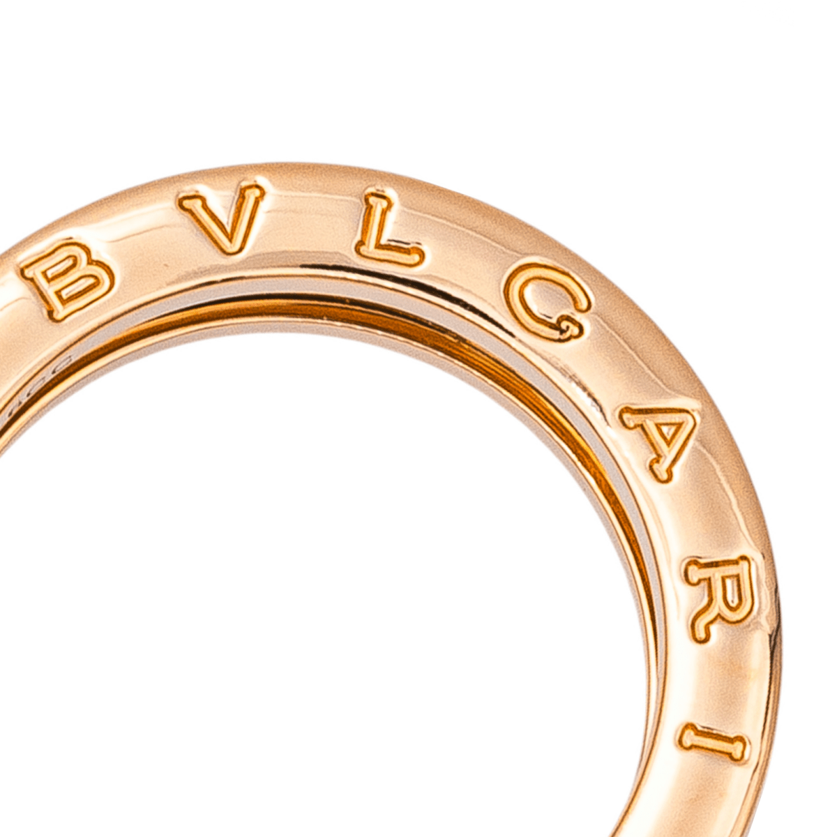 Bulgari Bague B.Zéro1 Or rose , Céramique - Maison Eloe