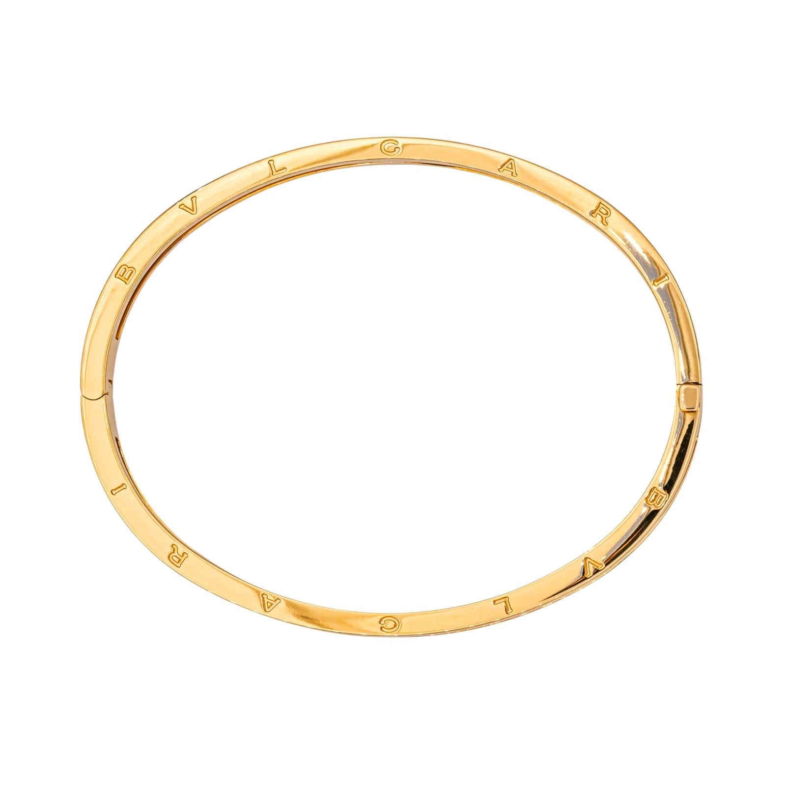 Bulgari Bracelet Jonc B.Zéro1 Or rose