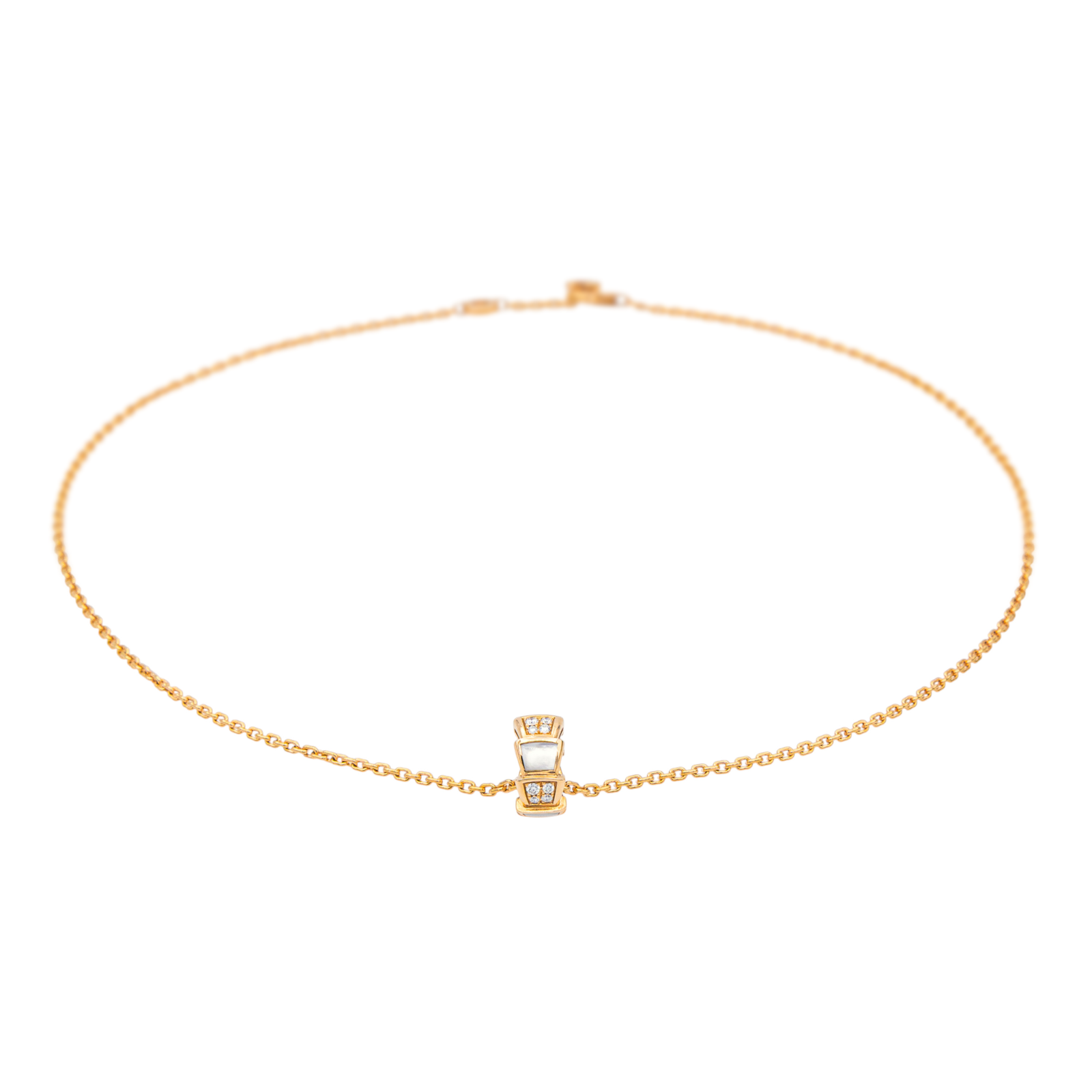 Bulgari Collier Serpenti Or rose Nacre