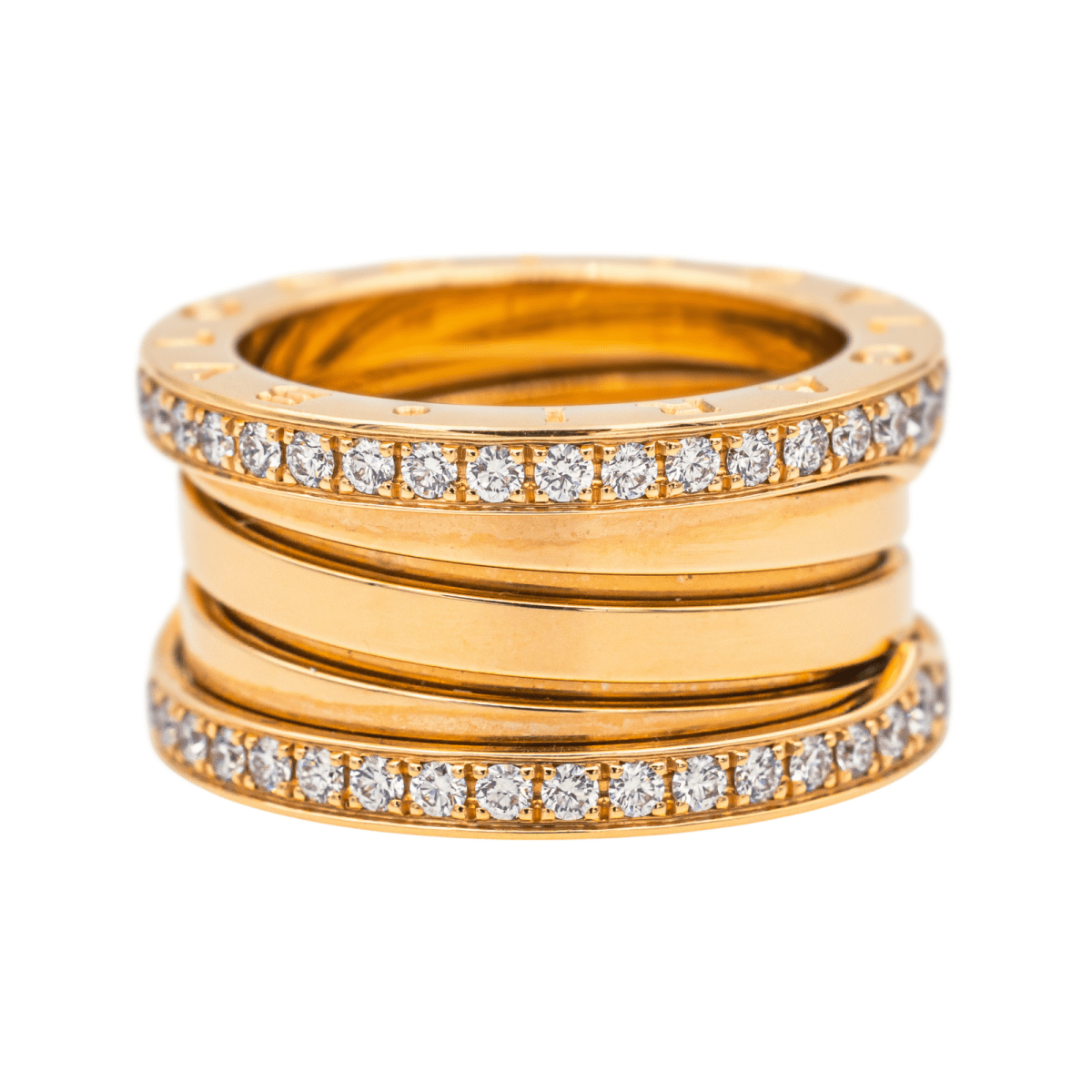 Bulgari Bague B.Zéro1 Or rose Diamant - Maison Eloe