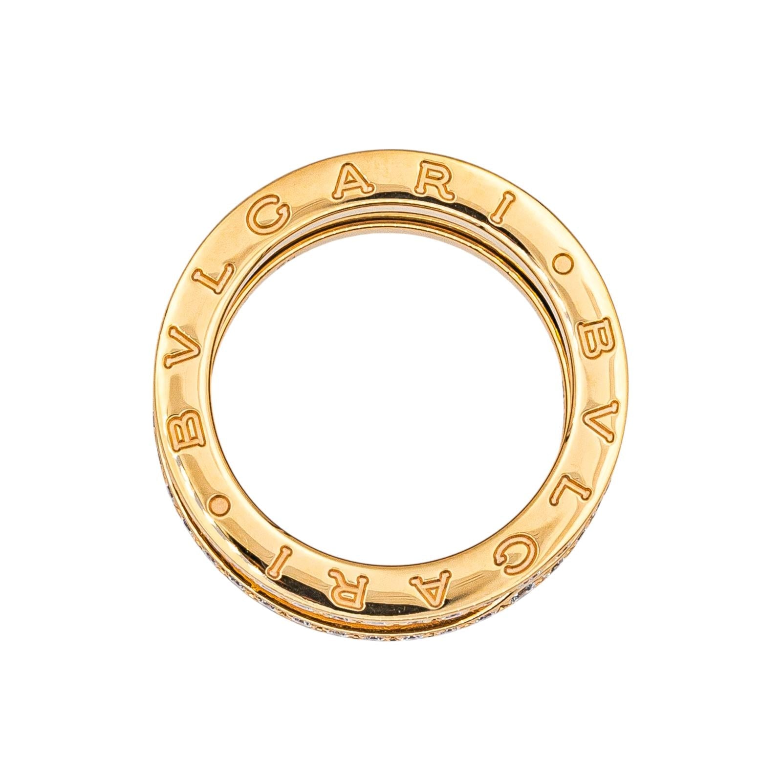Bulgari Bague B.Zéro1 Or rose Diamant