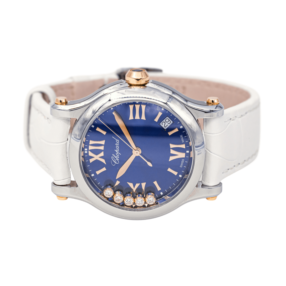 Chopard Montre Happy sport Acier Diamant - Maison Eloe