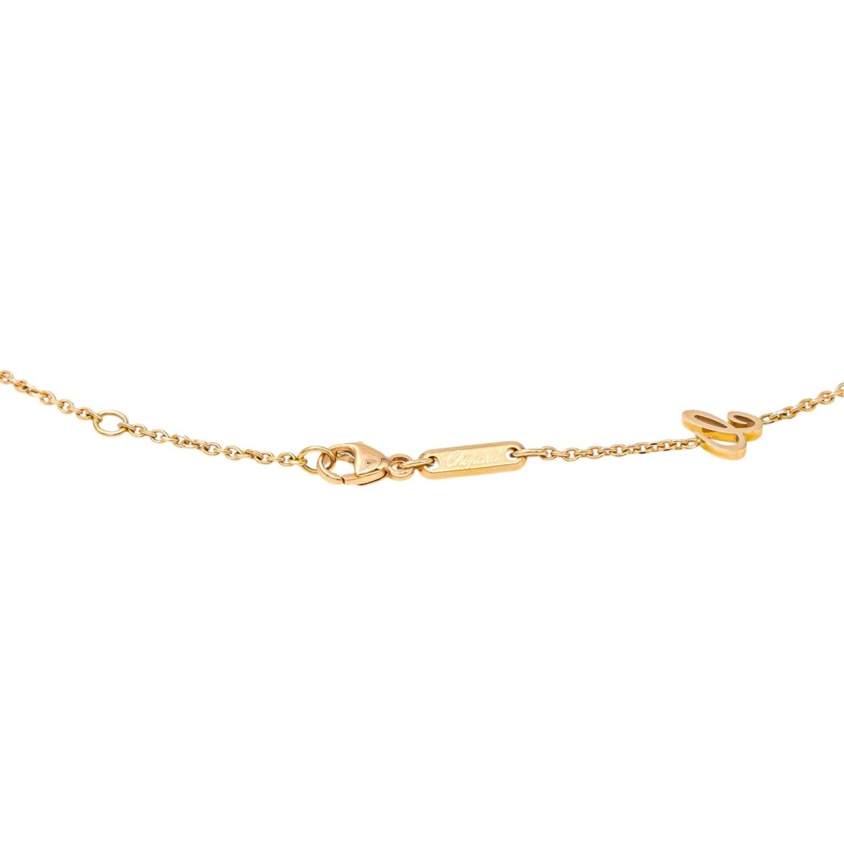 Chopard Collier Happy diamonds Or rose Diamant - Maison Eloe