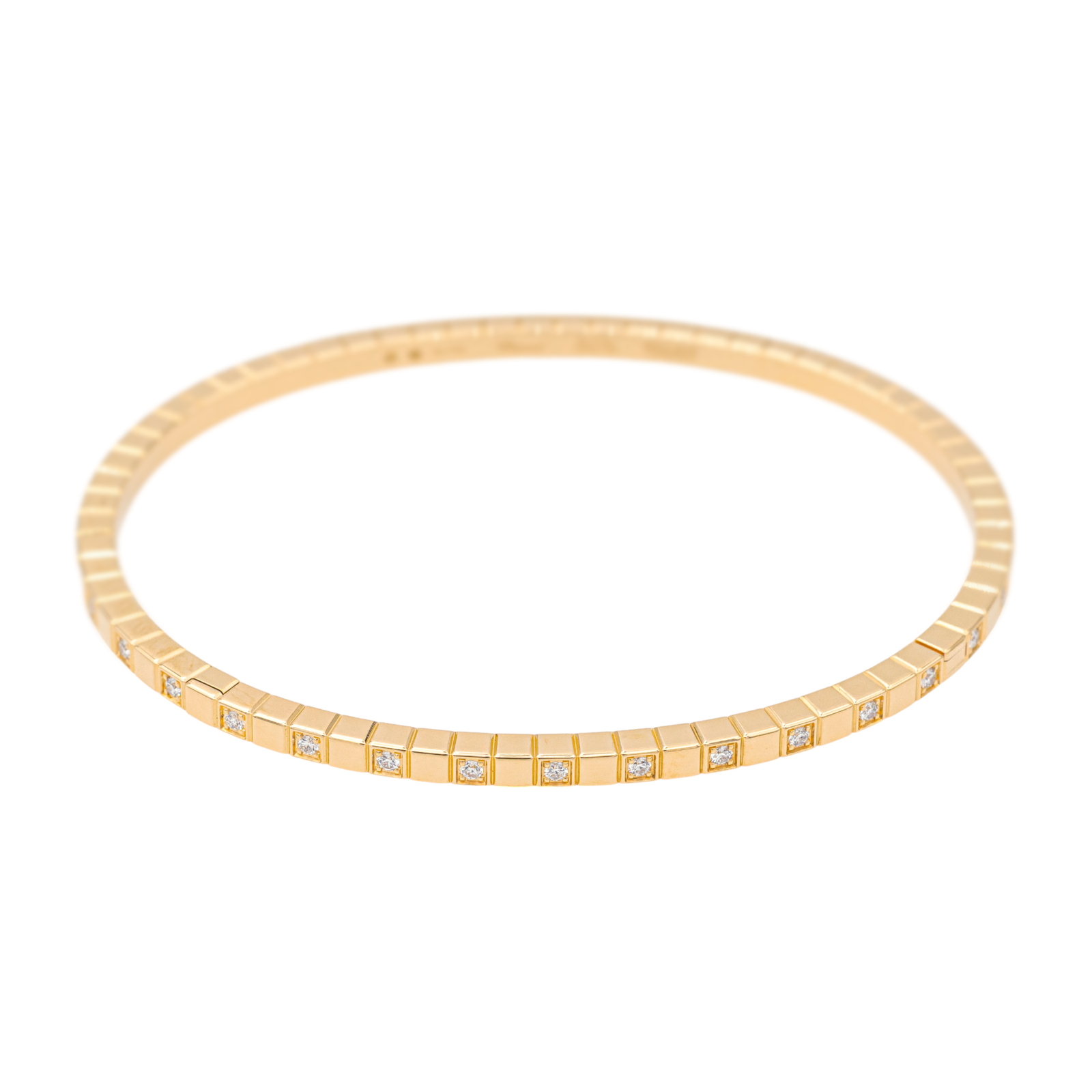 Chopard Bracelet Jonc Ice cube Or jaune Diamant